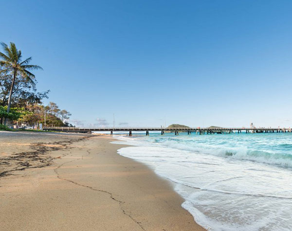 Palm Cove beach and jetty
